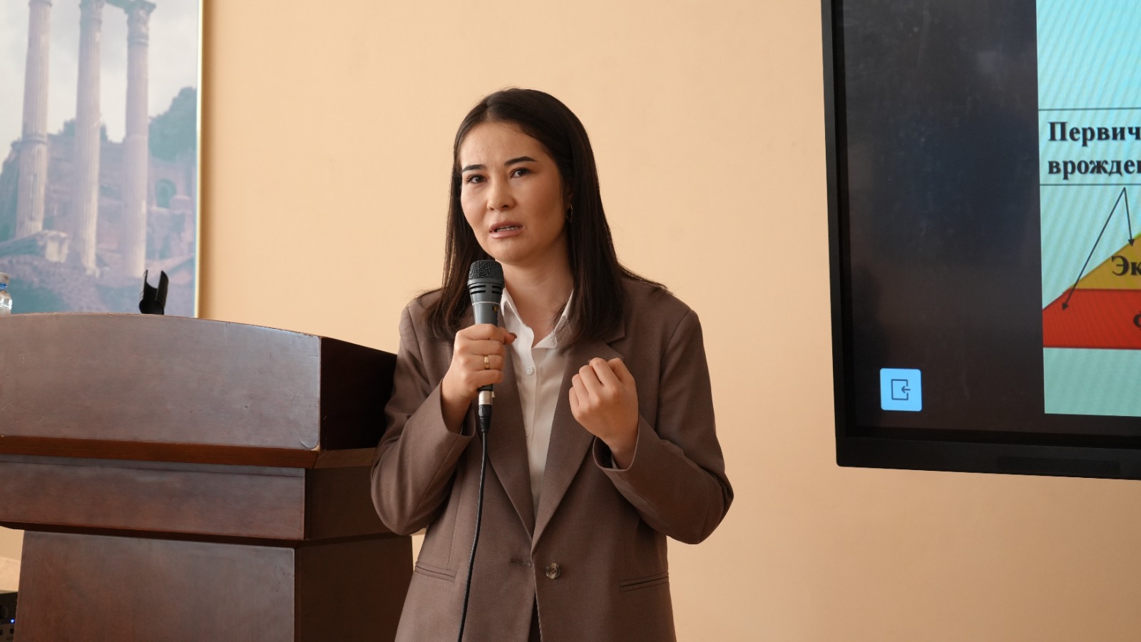 Visit of a teacher from the Kyrgyz Republic to Kunayev University