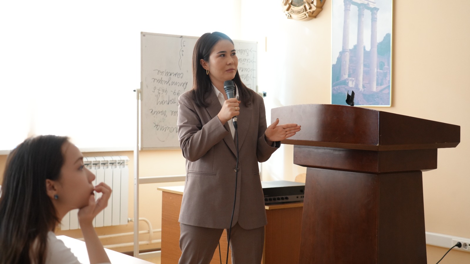 Visit of a teacher from the Kyrgyz Republic to Kunayev University