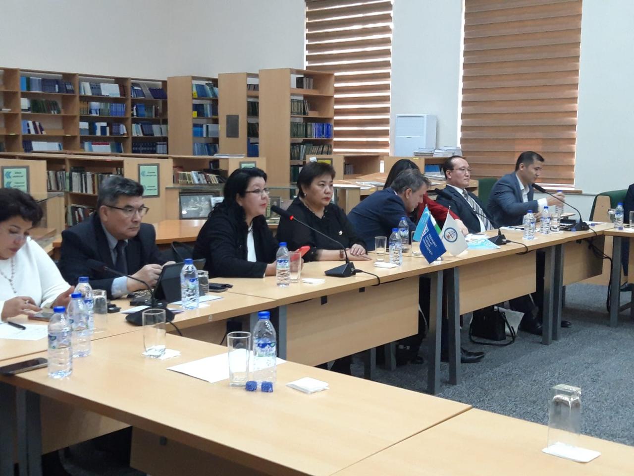 Faculty members of D. Kunaev University participated in an international conference at Tashkent State University of Law