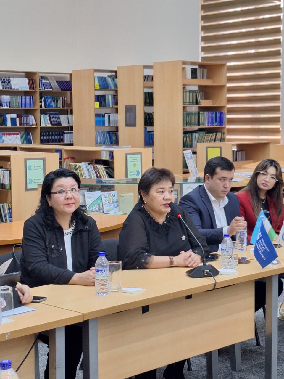 Faculty members of D. Kunaev University participated in an international conference at Tashkent State University of Law