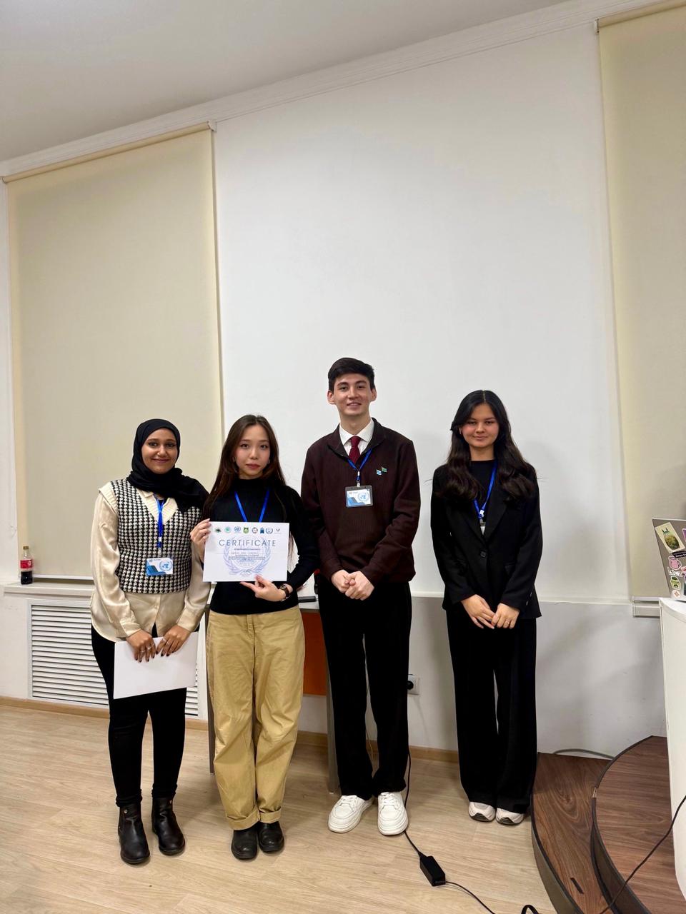 The international conference "Model UN – KazNARU" was held on December 6, 2025.