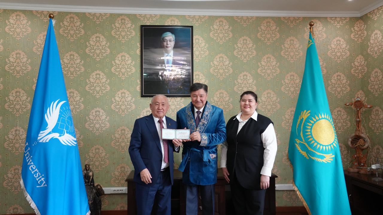 On April 22, 2026, a guest lecture was held at Kunaev University with the participation of the Deputy Chairman of the Senate of the Parliament of the Republic of Kazakhstan, Zhakyp Asanov.