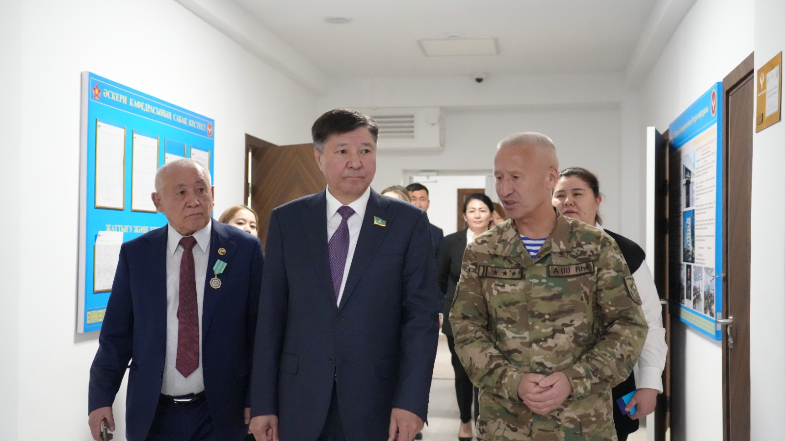 On April 22, 2026, a guest lecture was held at Kunaev University with the participation of the Deputy Chairman of the Senate of the Parliament of the Republic of Kazakhstan, Zhakyp Asanov.