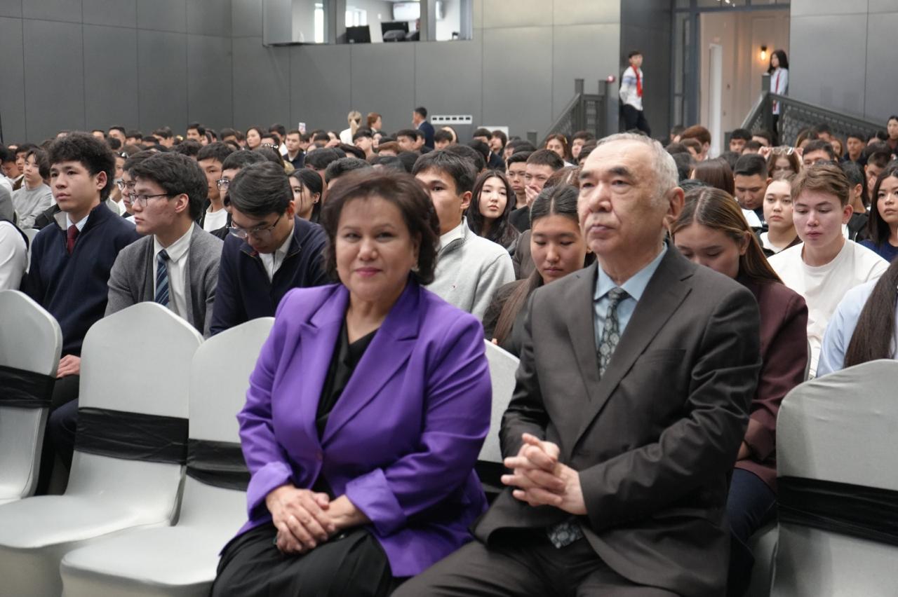On April 22, 2026, a guest lecture was held at Kunaev University with the participation of the Deputy Chairman of the Senate of the Parliament of the Republic of Kazakhstan, Zhakyp Asanov.